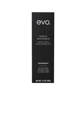 NIB EVO Purple Toothpaste Instant Teeth Color Correction Peppermint 3.5 oz